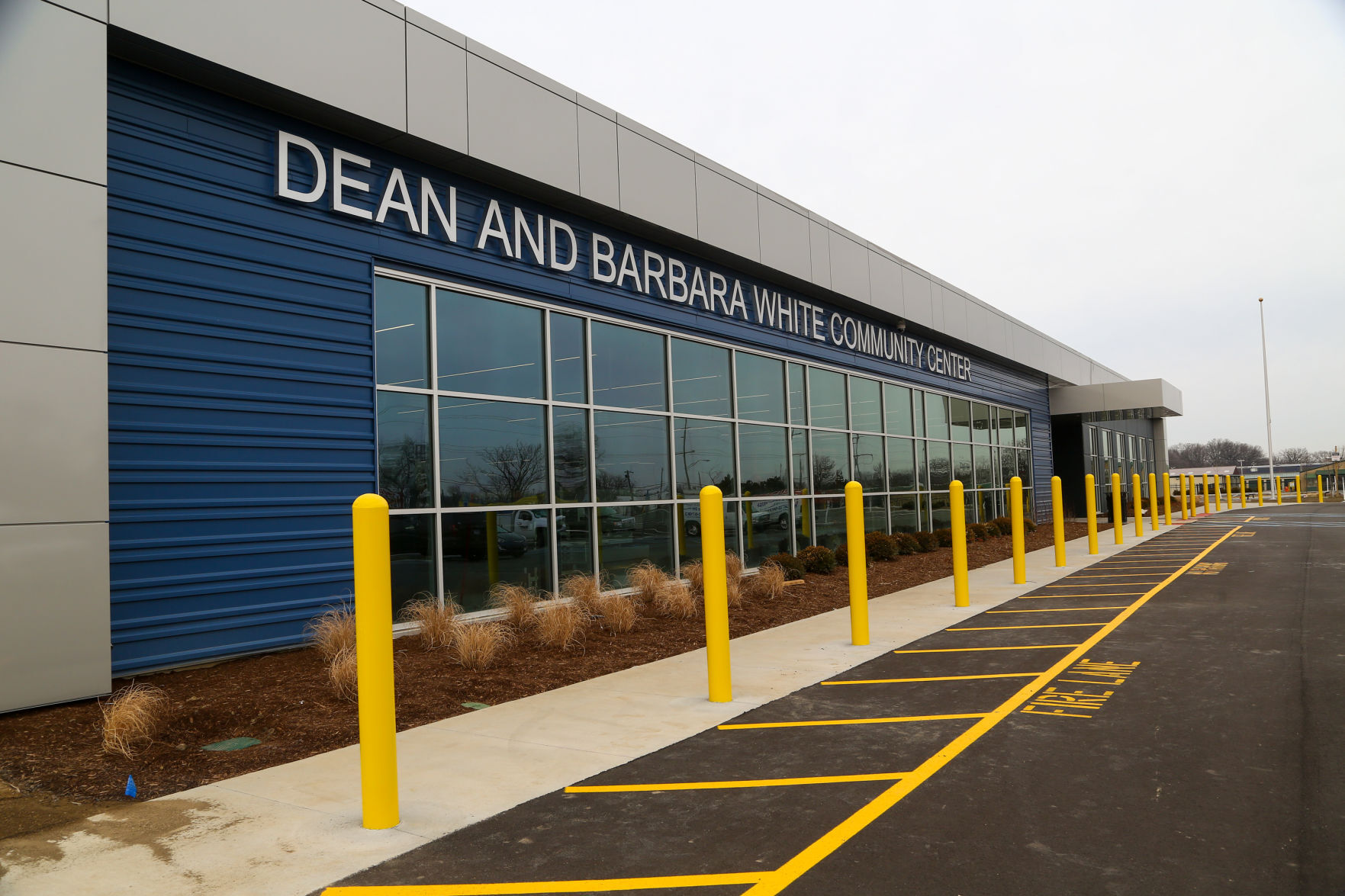 Work is moving along quickly on the Merrillville Community Center